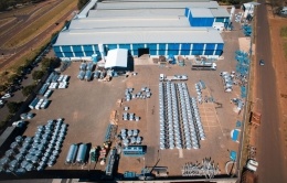 Sitio industrial de PLURINOX, Batatais - Brasil