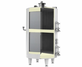 Cuba cil&iacute;ndrica compartimentada