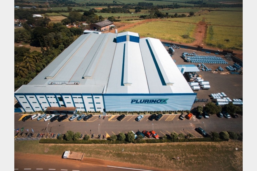 Sitio industrial de PLURINOX, Batatais - Brasil
